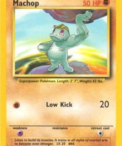 Machop 52/102 - Pokemon Base Set (LP)
