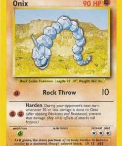 Onix 56/102 - Pokemon Base Set (LP)